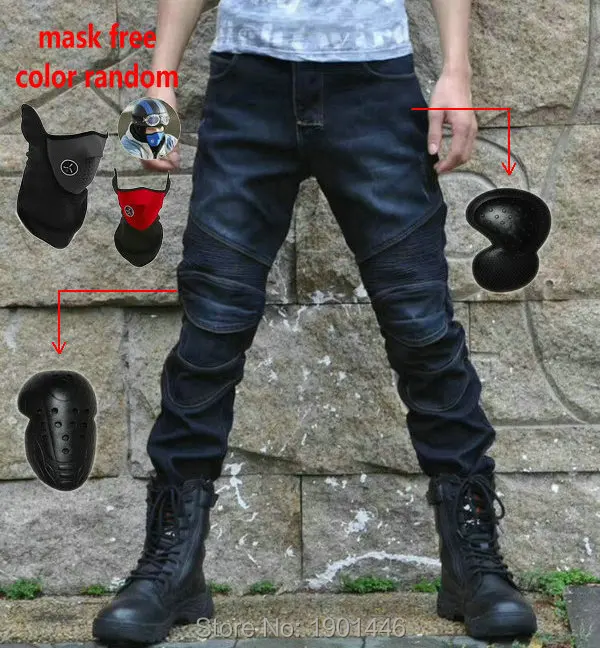 

hot sales volero motorcycle knight riding keep warm cold prevention windproof protection jeans velvet moto pants male trousers
