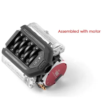 

XBERSTAR Simulate F11 V8 5.0 Engine Radiator Dual Fan for 1/10 TRAXXAS TRX-4 TRX4 RC Crawler Car Parts Accessories