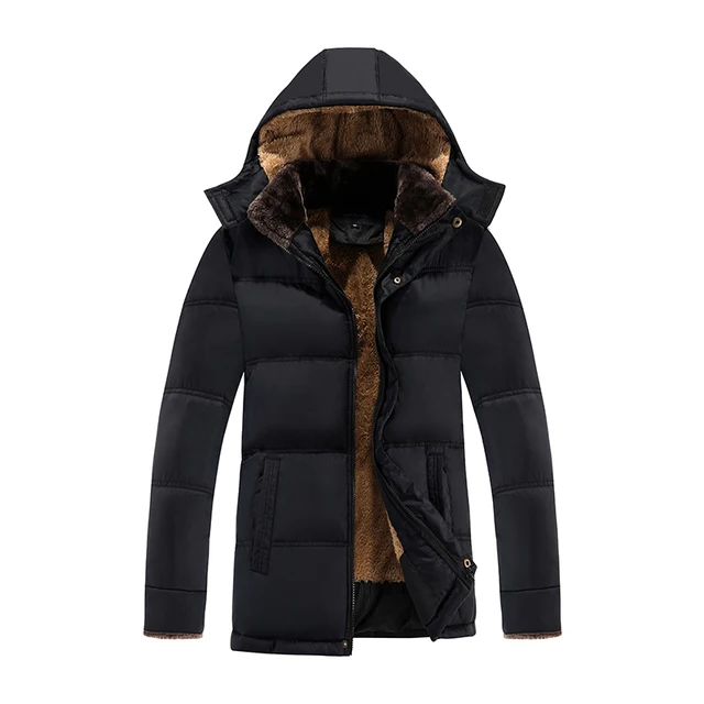 Aliexpress.com : Buy 2018 Winter New Black Jacket Men Warm Coat Fashion ...