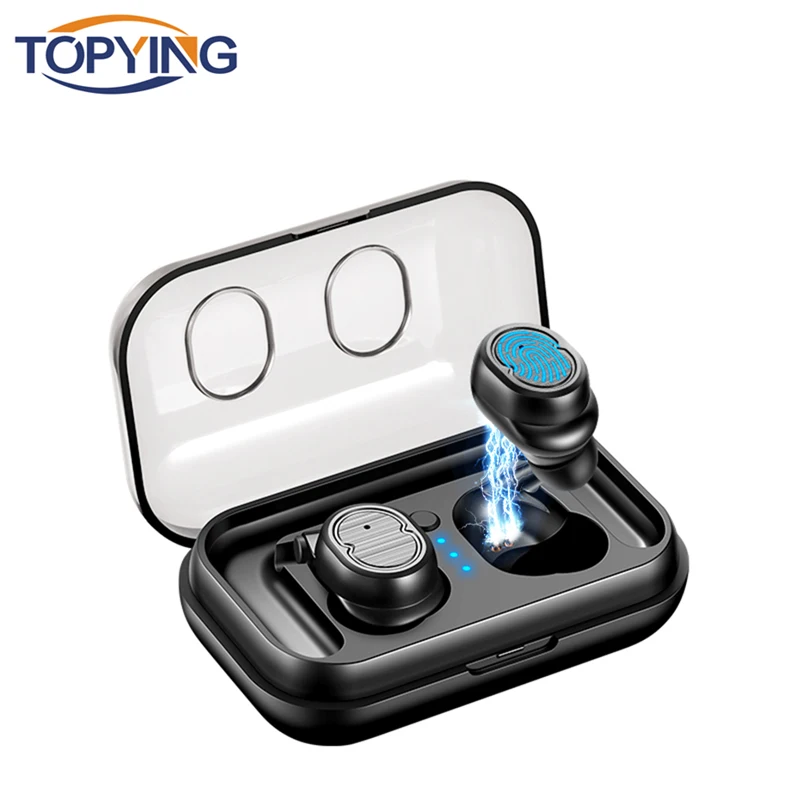 TOPYING Mini Bluetooth 5 0 сенсорный контроль Hifi наушники водонепроницаемые беспроводные