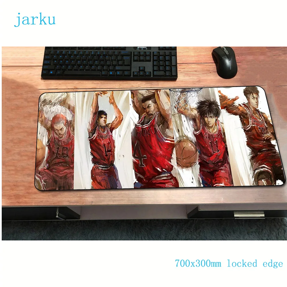 Коврик для мыши SLAM DUNK лучший 700x300x2 мм толстый игровой коврик для мыши геймер Коврик для мыши высококлассный коврик для клавиатуры Компьютер padmouse коврики для ноутбуков
