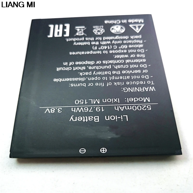 Новая батарея 3 8 V 5200mah Замена для DEXP Ixion ML 150 ML150 AMPER M телефон с подставка телефона в