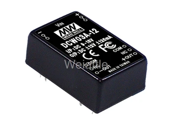 

MEAN WELL original DCW03B-15 15V 100mA meanwell DCW03 15V 3W DC-DC Regulated Dual Output Converter