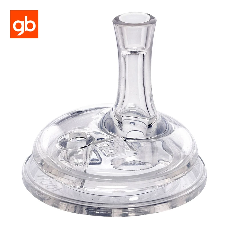 GB Wide Base Silicone Baby Nipple Bottle Cup Replace Soft Straw Nipples