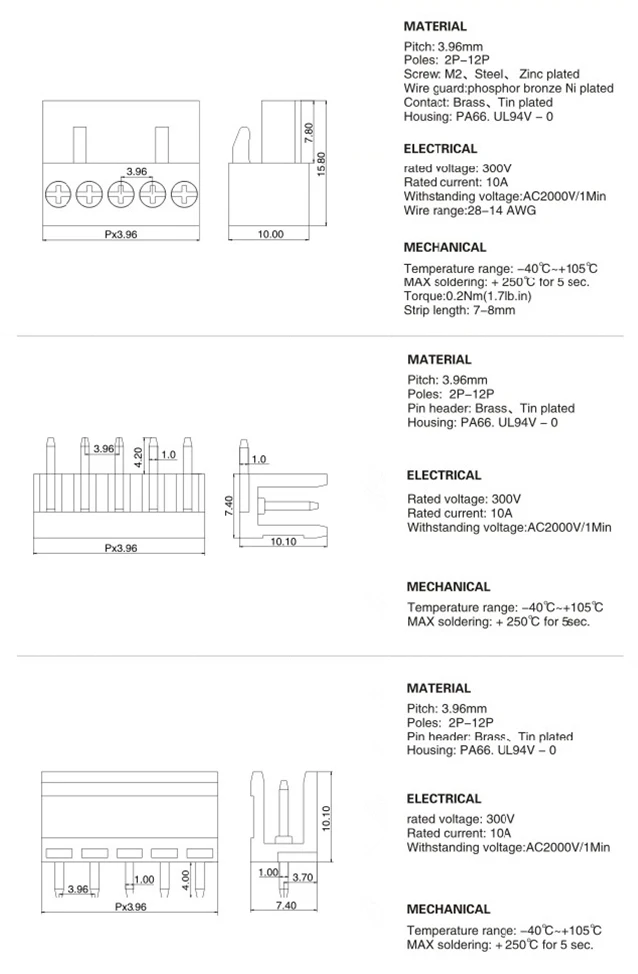 ht3.96 vertical Specification