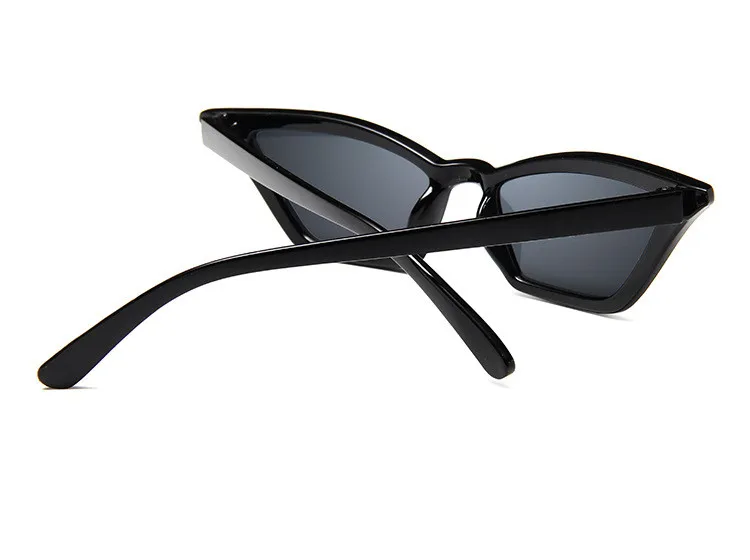 ASUOP2018 new ladies fashion cat eye sunglasses men's high-end brand square glasses transparent color UV400 popular classic gogg (15)