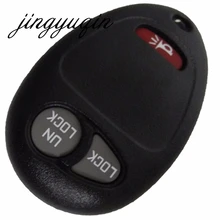 jingyuqin 3 Buttons No Chip Blank Remote 2 + 1 Panic Key Shell Case Cover For Buick Hummer H3 GMC For Chevrolet Colorado Isuzu
