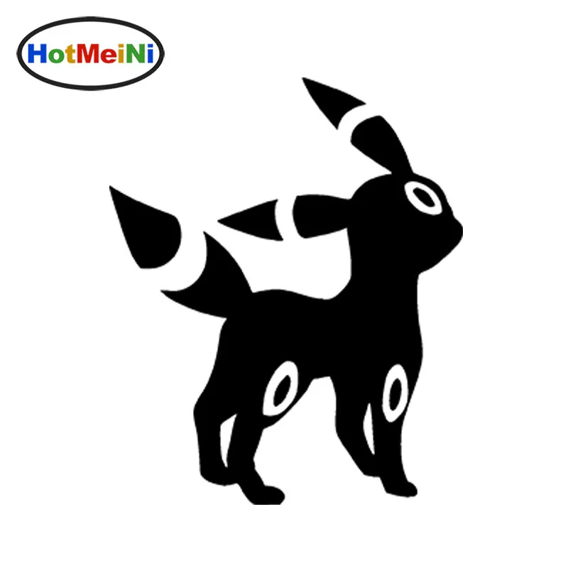 HotMeiNi 12CM*12CM Umbreon Pokemon Funny JDM Personalized Car Stickers Vinyl Decal Car Window Truck Bumper Anime Video Game no airbags we die like real men bumper stickers funny vinyl decal for truck windows black silver white yellow red