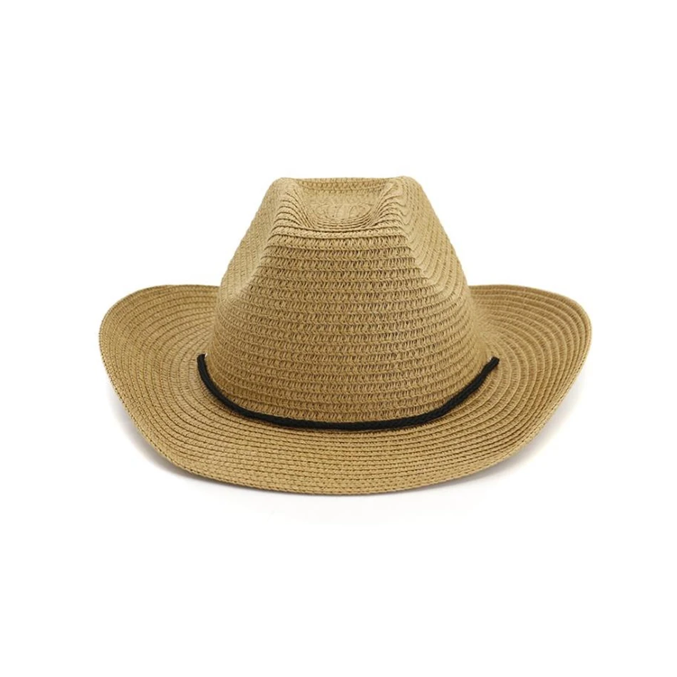 BUTTERMERE ковбойская шляпа для мужчин и женщин с широкими полями, шляпа от солнца, Повседневная пляжная соломенная шляпа цвета хаки, Женская Мужская весенне-летняя ковбойская шляпа