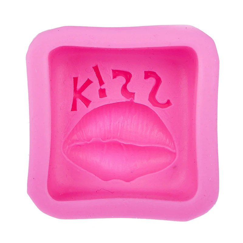 Sexy Lips kiss Silicone soap Mold chocolate Fondant moulds baking DIY party cake Decorating Tools F0508 | Дом и сад