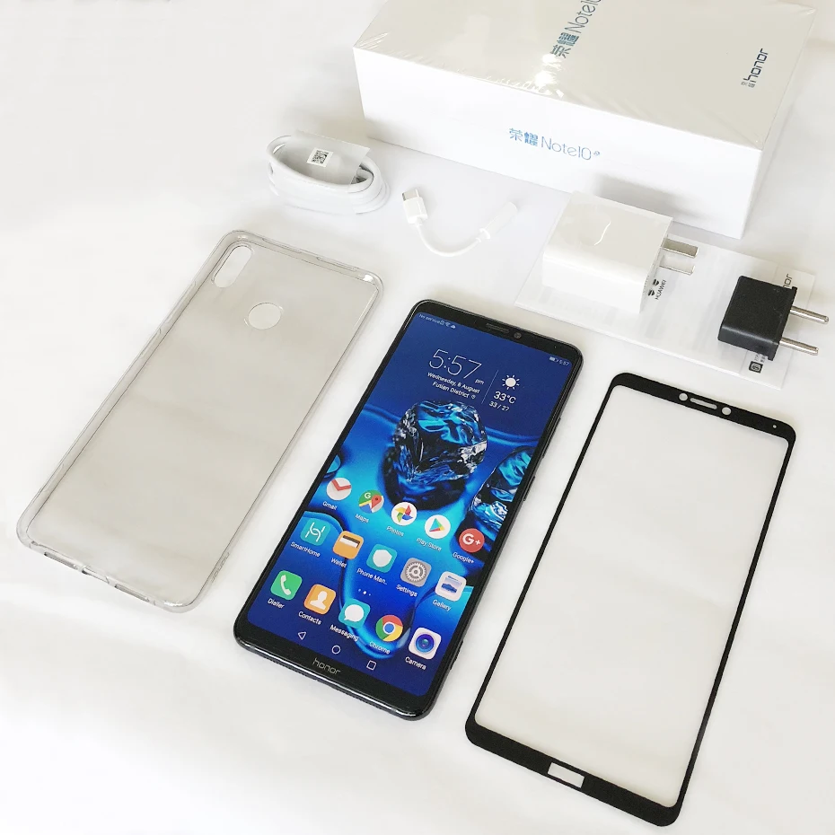 Honor Note 10 6 ГБ 128 NFC Смартфон 5000 мАч аккумулятор 95 дюймовый экран Android 8 0 24MP камера