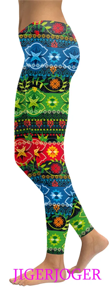 Blue Green Aztec legging (3)