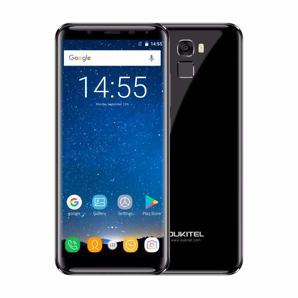 Oukitel K5000 5000 мАч смартфон 4 Гб 64 Гб MTK6750 Восьмиядерный 21MP+ 16MP 5," HD 18:9 4G-LTE отпечаток пальца мобильный телефон