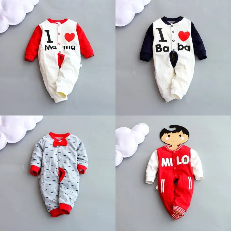 

Summer New Style Short Sleeved Girls toddler rompers Cotton Baby Newborn clothing Suit Pajama Boys Animal Monkey Rompers