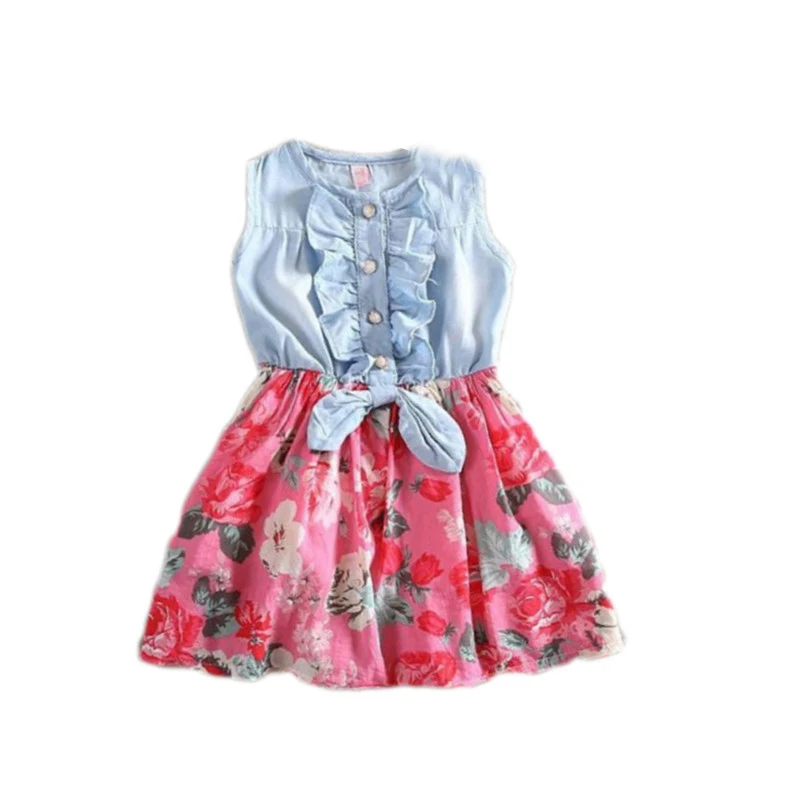 Disney Summer Flower Girls Dresses Wedding 2-7 Years Embroidery Lace Gown Princess Dress Tulle Kids Elegant girls | Детская одежда и