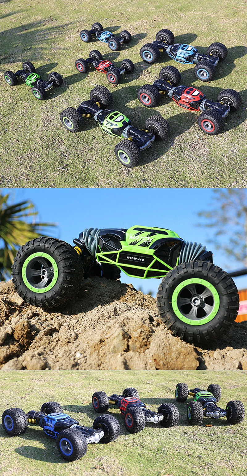 RC автомобиль 4WD грузовик весы двухсторонний 2,4 ГГц один ключ трансформации вездеход варанид скалолазание Автомобиль Дистанционное управление игрушки