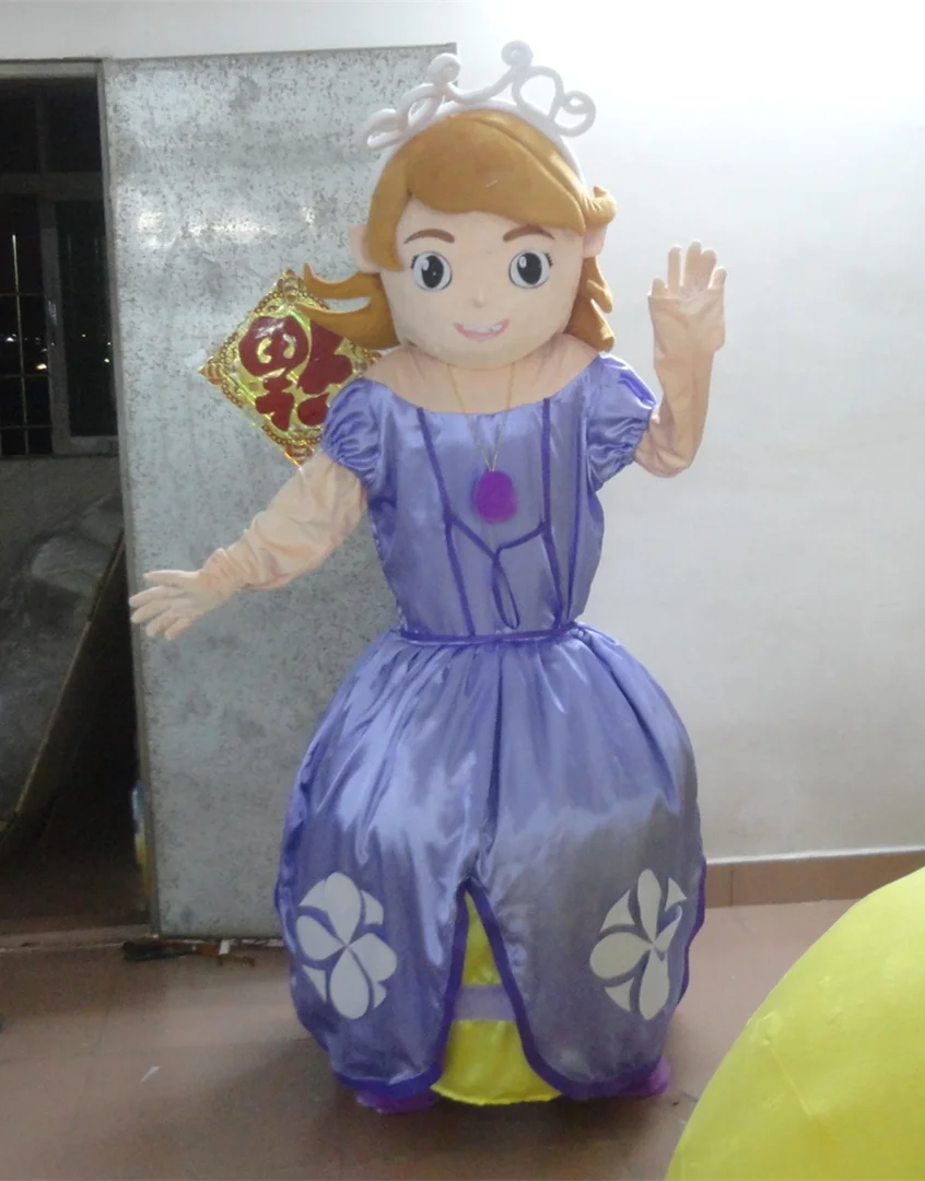 

Cartoon purple woman Mascot Costume anime cosplay themed fancy dress costume Free shipping