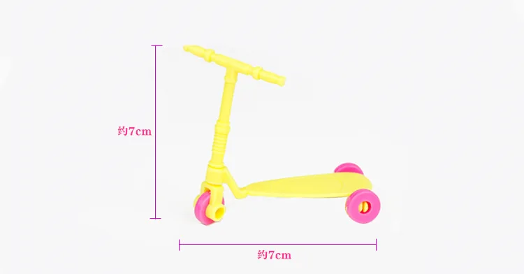 3 шт. для Барби скутера автомобиля Велосипеды мини-игрушки Аксессуары для Барби Девочек подарки на день рождения кукла аксессуары Подходит для Келли