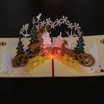 

Music 3D Pop Up Greeting Cards Wedding Birthday Christmas Postcard With Envelope