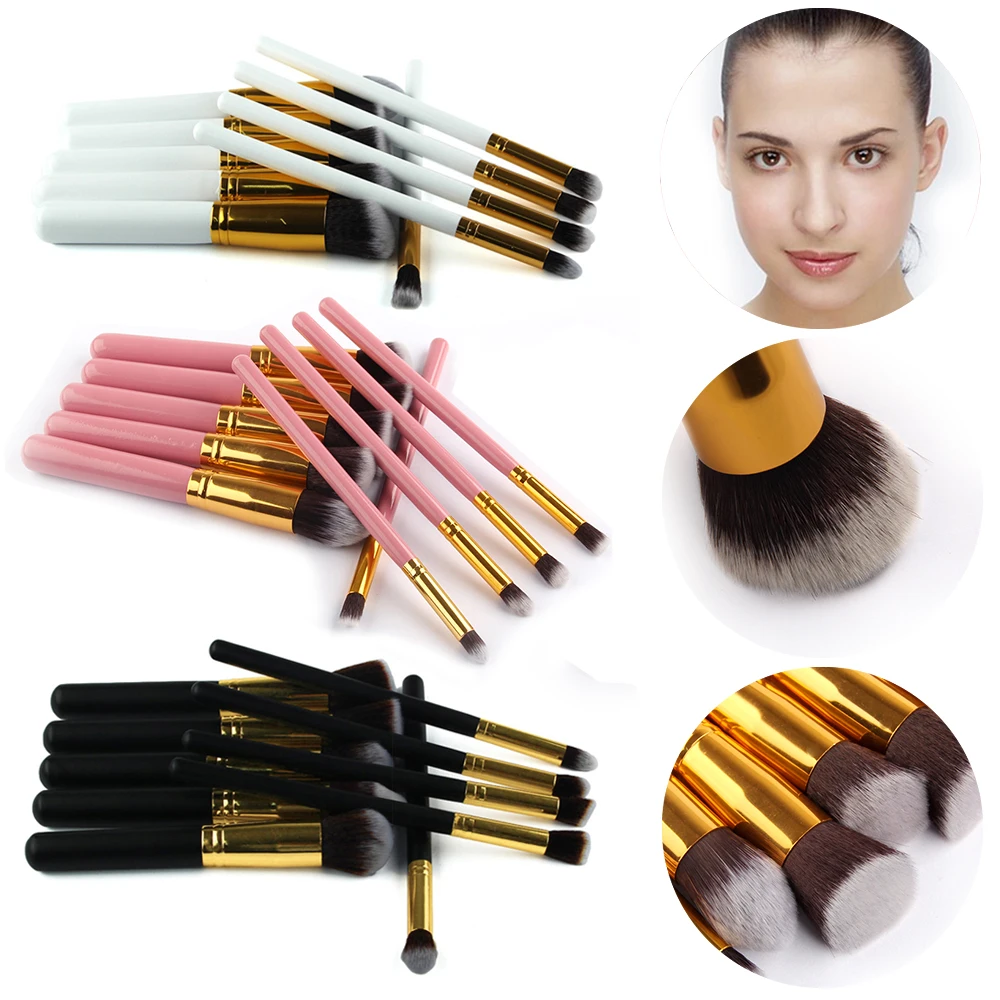 Vander 10Pcs/Set Professional Makeup Brushes Cosmetic Kits Contour