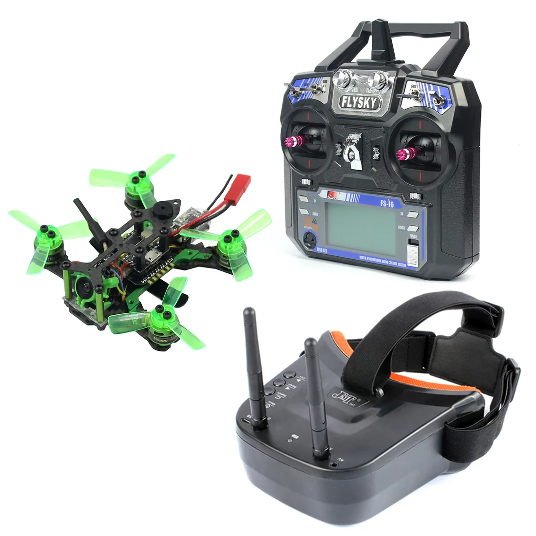 Mantis85 85 мм 6CH 2,4G RC FPV микро гоночный Дрон Квадрокоптер RTF 600TVL камера VTX и двойная антенна 5,8G 40ch мини видео очки