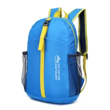 HOT 2017 Outdoor Lightweight portable Softback Skin folding bag Men Women Molle Travel Trekk Knapsack BackPack sports bag 15L