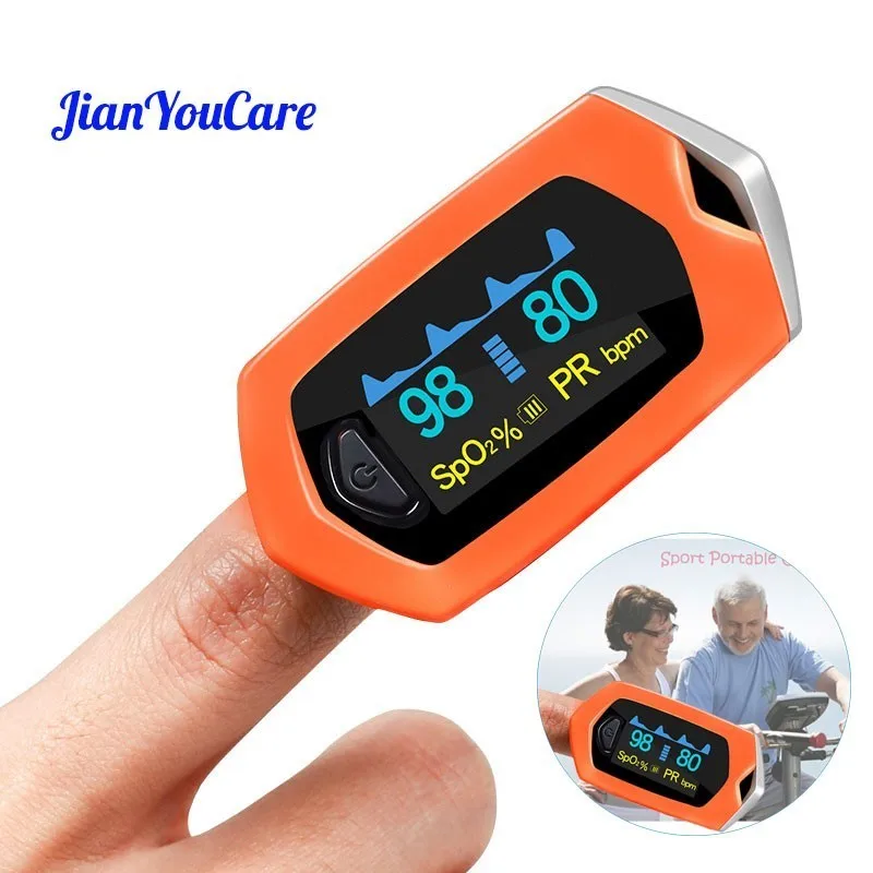 

Family Finger Pulse Oximeter Blood Oxygen Saturation SPO2 Rechargeable Pediatric Pulse Oximeter outdoor sports oximetro de dedo