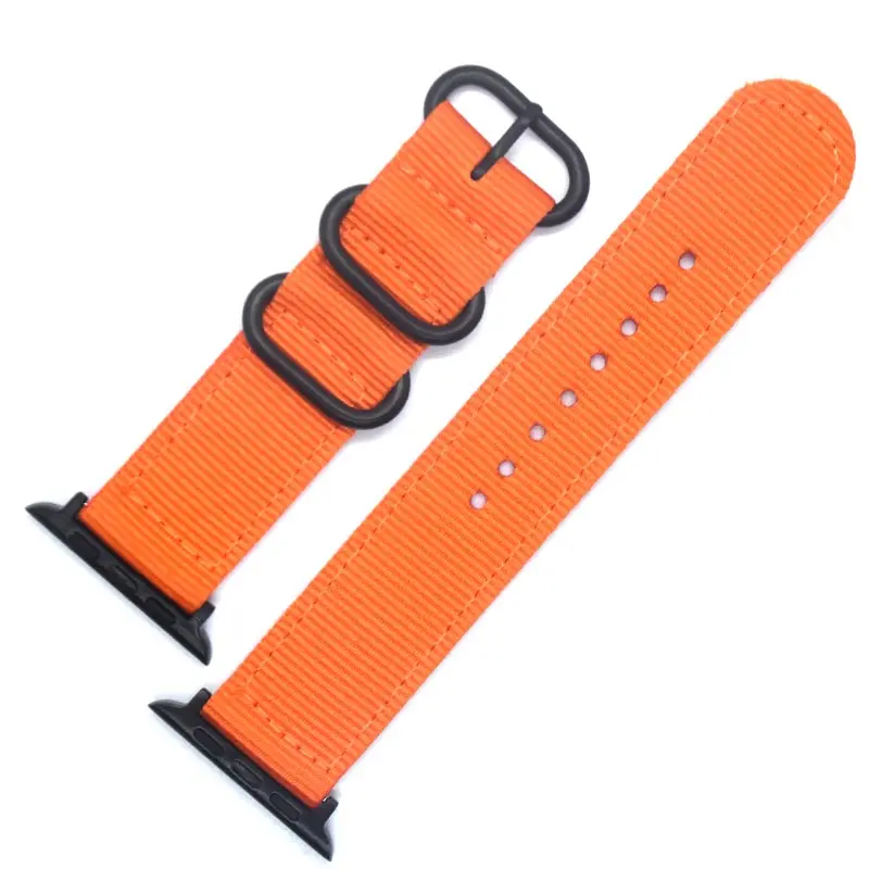 Colorful Nylon Watchband for apple watch Series 1 2 3 band 42 mm  38mm Wrist Bracelet Strap For iWatch Sports Edition