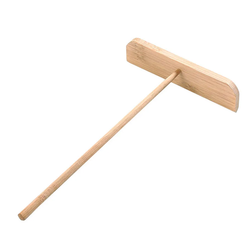 Т-образный портативный домашний кухонный набор инструментов для самостоятельного использования блинница блинное тесто деревянная распорная палочка Лидер продаж L* 5 - Цвет: Коричневый