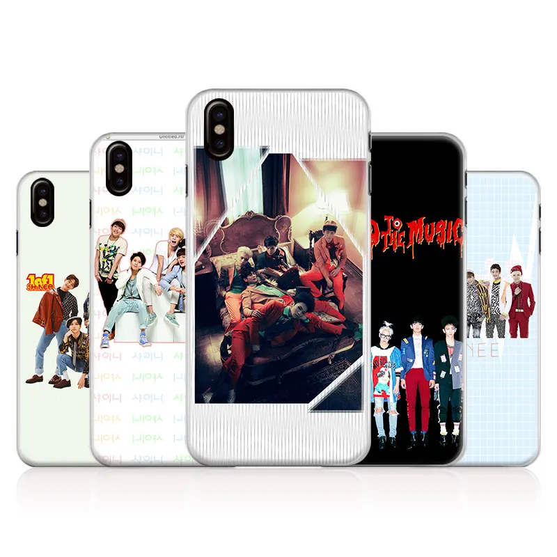 

SHINee KPOP Boy group Coque Phone Case Cover Shell For Apple iPhone X 8Plus 8 7Plus 7 6sPlus 6s 6Plus 6 5 5S SE