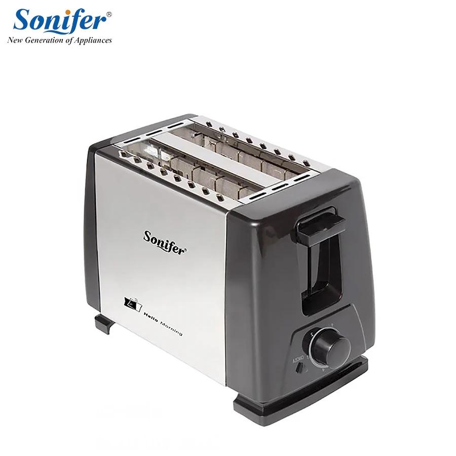 2 Slices Stainless steel toaster Automatic Fast heating bread toaster Household Breakfast maker Sonifer 2 Slices Stainless steel toaster Automatic Fast heating bread toaster Household Breakfast maker Sonifer