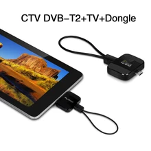 Venta caliente DVB-T2 DVB T2 sintonizador de TV USB micro PT360 Pad TV stick HD receptor Terrestre dvb-t para el teléfono android tablet