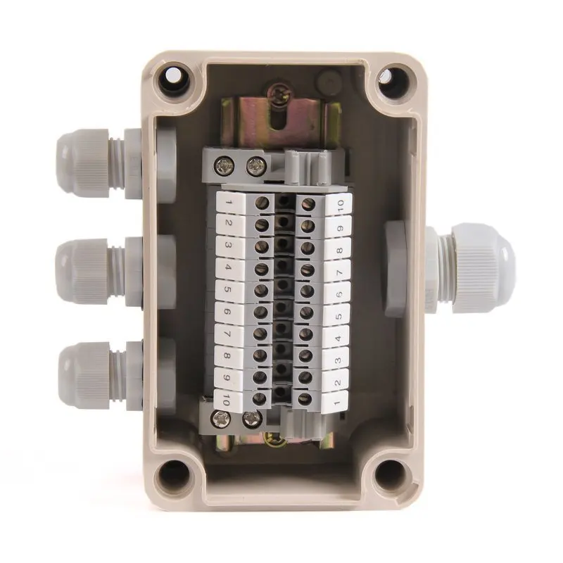 IP65 Waterproof Cable Junction Box 80*130*70mm one in three out Din