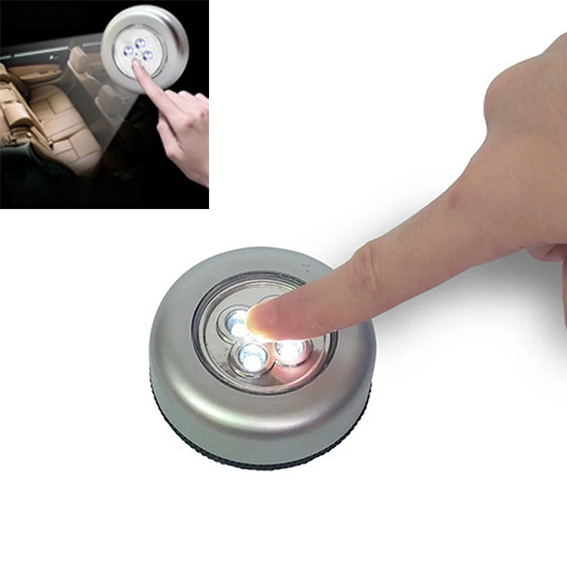 

Led Kitchen Cabinet Bulb Night Light Touch Wall Light Closet Lighting Rechargeable Battery Powered Emergency LED Bulb Lamps