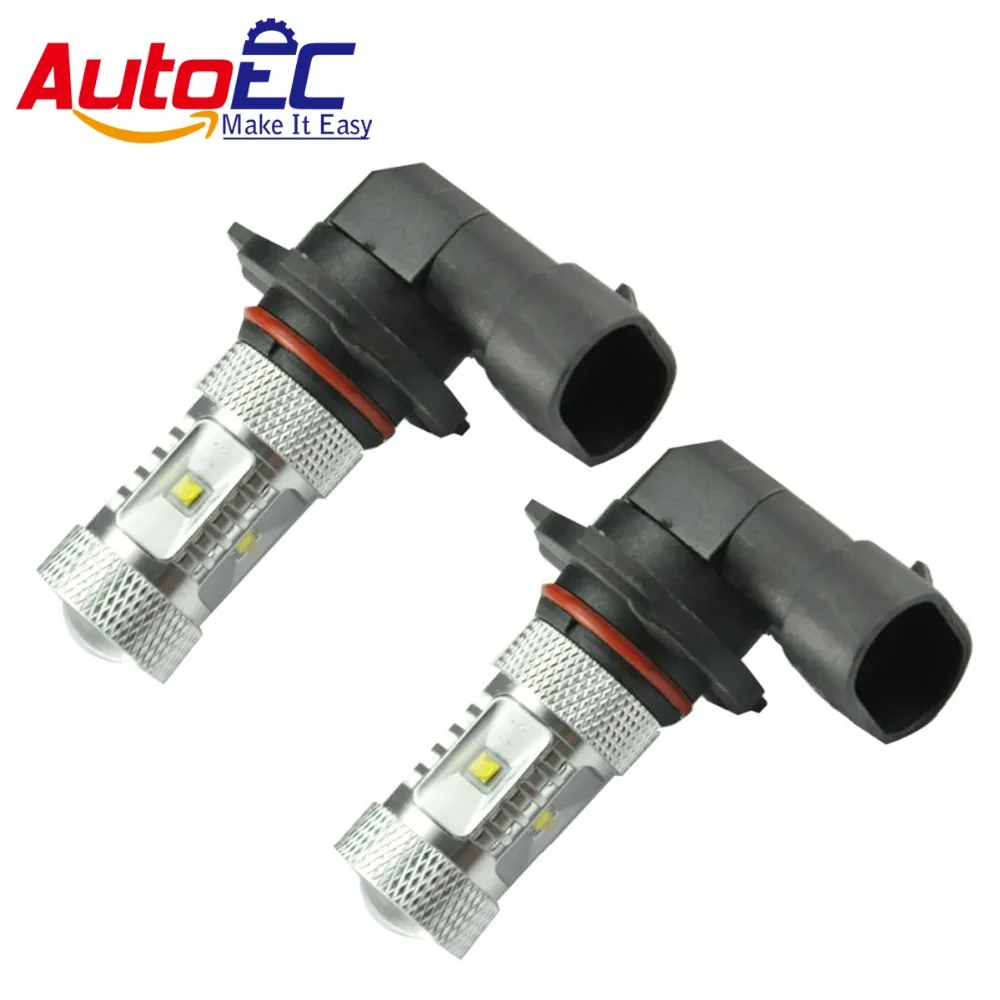 

AutoEC 2 x High Power LED Headlight H10 30W 9145 9140 9040 led Car Front Fog Daytime Running Light DRL White 12v  #LI08