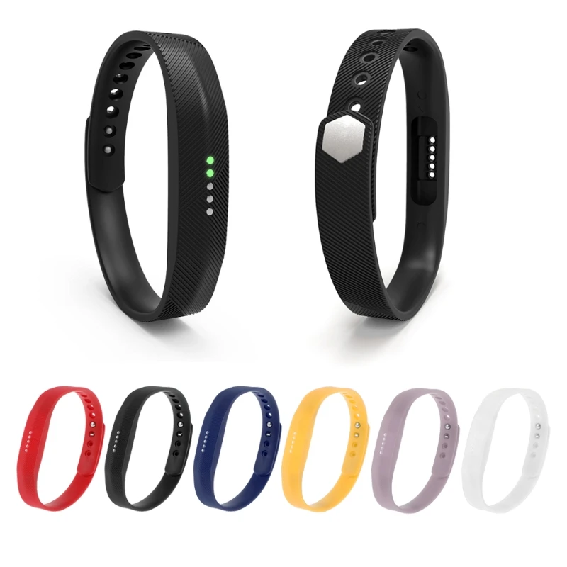 

JAVRICK Silicone Wrist Band Strap Bracelet Replacement For Fitbit Flex 2 Smart Watch