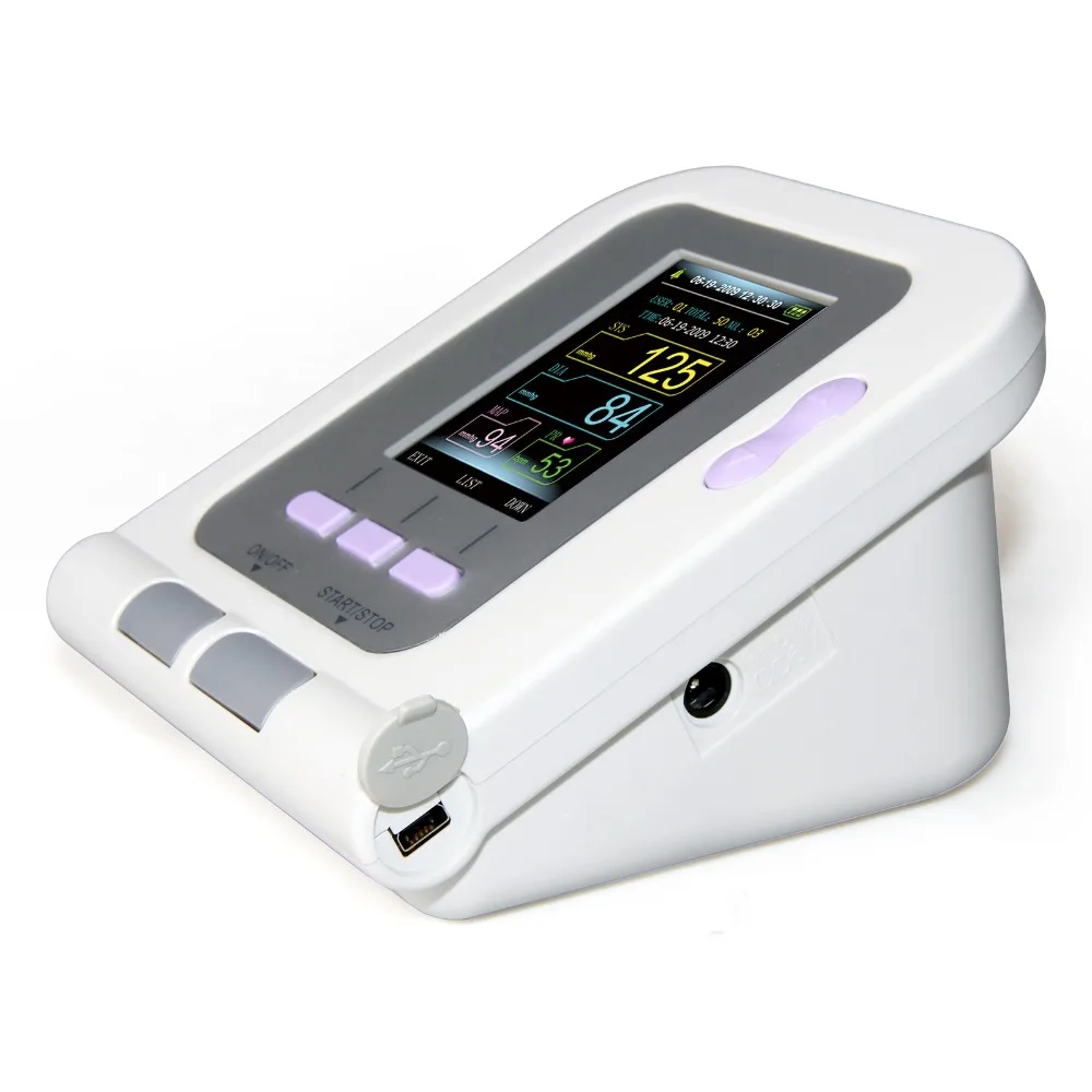 Новорожденных/младенческой крови Давление монитор CONTEC08A + SPO2 PR + программное обеспечение для ПК + 6-11 см манжеты