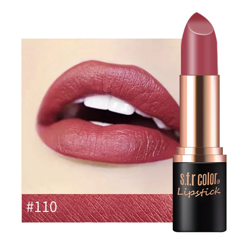 New Matte Lipstick 12color Easy To Wear Waterproof Long-lasting Matte Lip Gloss Lipstick Lady Sexy Lipstick Lip Balm TSLM2