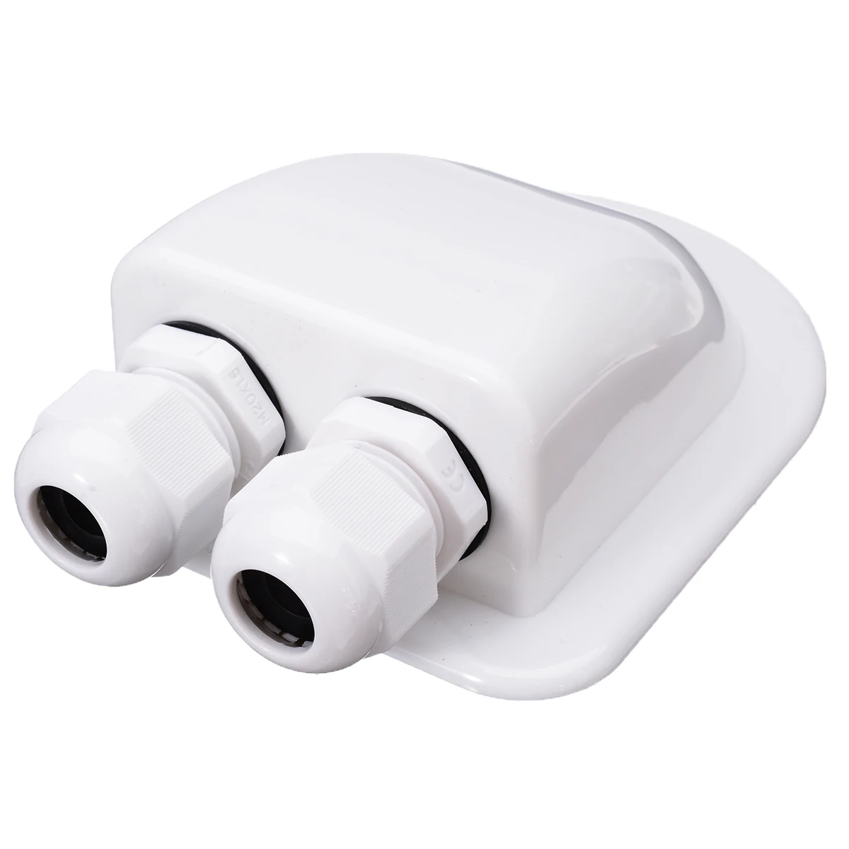 Double Cable Entry Gland Cable Box Removable Solar Panels Plastic Waterproof UV Lighting Accessories Connectors