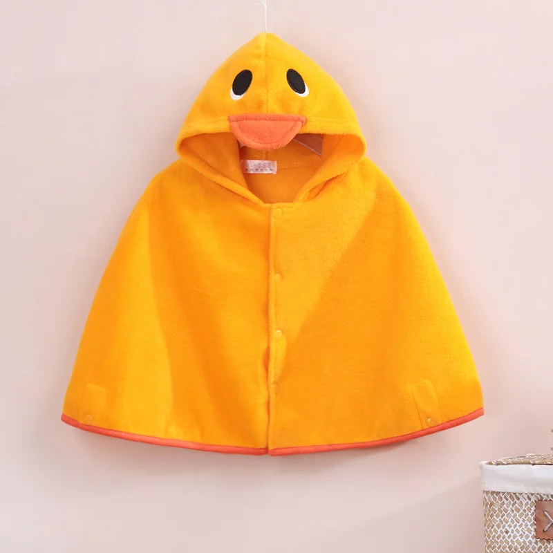 Hooyi Leopard Baby Coats Girl's Smocks Outerwear Fleece Cloak Animal mantle Children's Poncho Cape Boys Outerwear Outfits