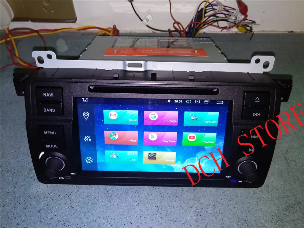 Top 7 INCH Android 9.0 8 CORE octa cor Car dvd player gps navigation For BMW E46 M3 X5 Rover 3 Series RAM carplay 30 EQ RADIO STEREO 4