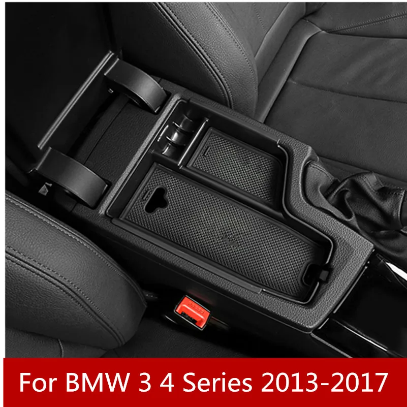 

For BMW 3 4 Series F30 F31 320i 325i Car Central Console Armrest Box Storage Container Organizer Holder Case Tray