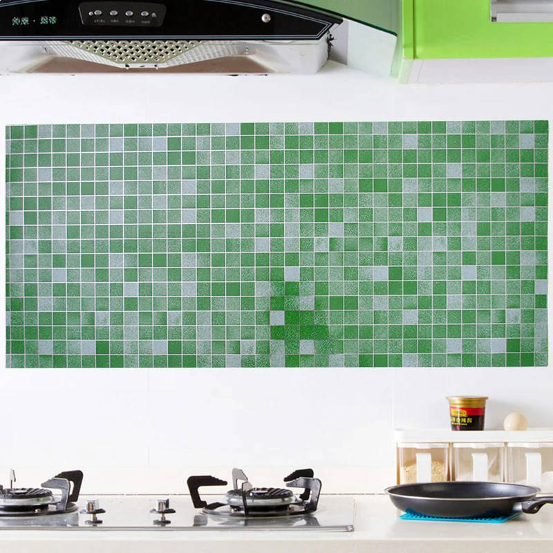 Waterproof Self-adhesive Mosaic Wall Paper Tile Sticker Contact Paper Bathroom High-end 3D Self-adhesive Geometric Wall Sticker