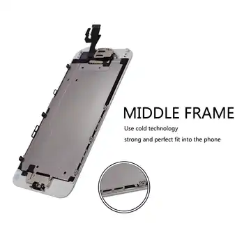 Grade A+++ No Dead Pixel LCD For Apple iPhone 6 LCD Screen Replacement & Front Camera and & Homebutton& Free Shipping 10PCS/LOT