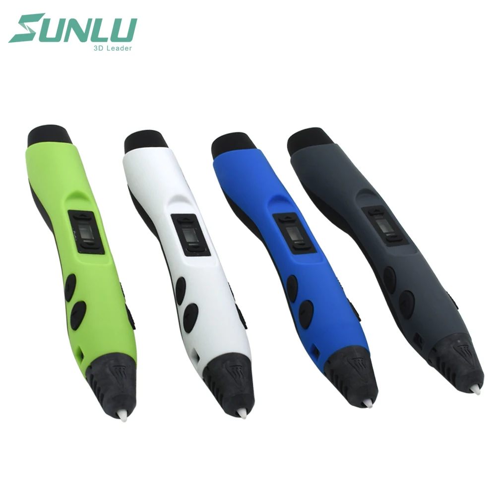 

SUNLU Factory SL-300A 3D Magic Printer Handle Pen Model with 1.75mm PLA PCL ABS Filament DIY drawing Plastic Pencil For Kids