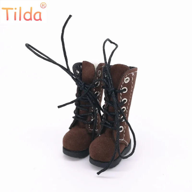 Сапоги для кукол Tilda 3 2 см кукольная обувь Blythe 1/8 шарнирных аксессуары Toy высокое