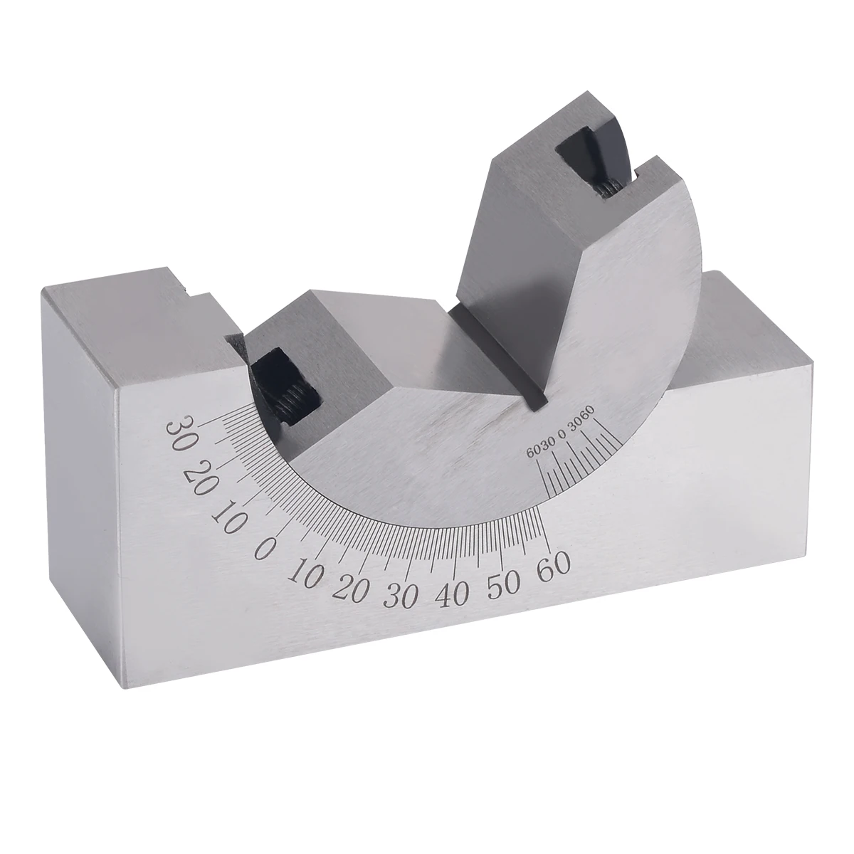 Precision Gauge 0-60° Angle V Block Milling Grinder Driller Tool 75x25x36mm 