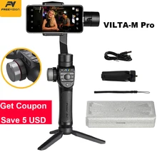 Freevision Vilta-M Pro 3-осевой Карманный шарнирный стабилизатор для смартфона стабилизатор для huawei P30 Pro IPhone X XS samsung экшн-камеры Gopro 5/6/7