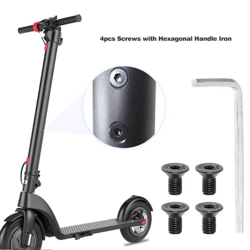 

4pcs Iron Screws with Hexagonal Handle for M365 Electric Scooter Accessory 10x10x10mm