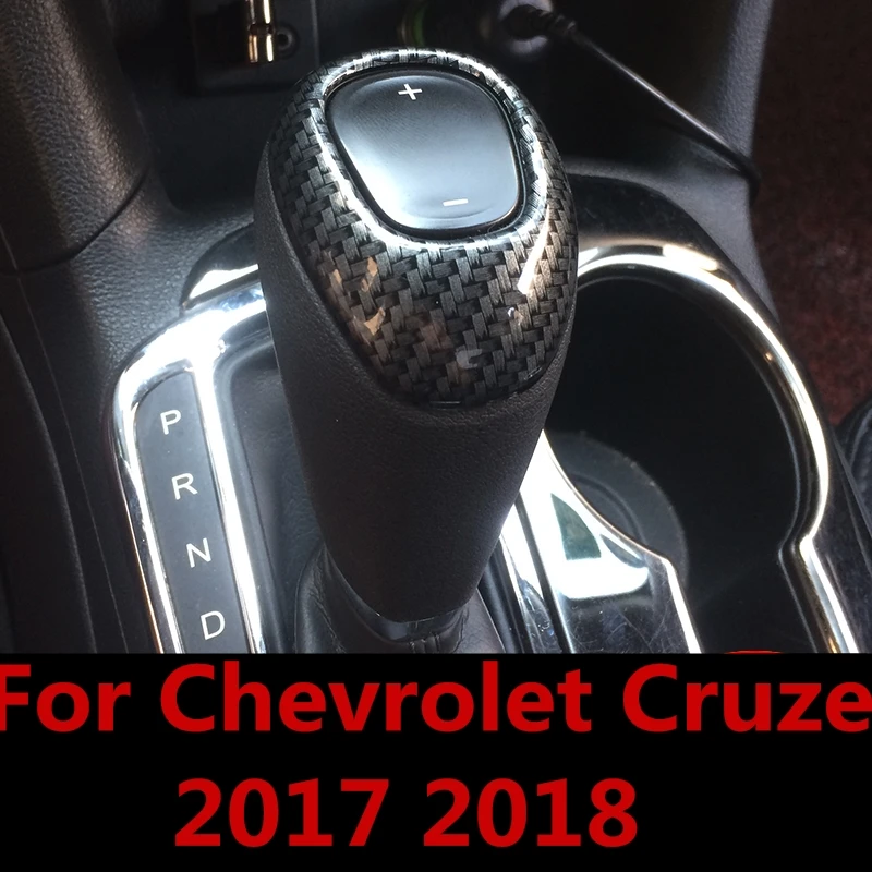

For Chevrolet Cruze 2017 2018 Car styling gear lever head decoration Interior decoration Auto Accessories